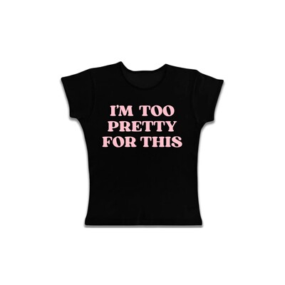 New Harajuku Y2K Letter Goth Graphics Kawaii Short Sleeve T-