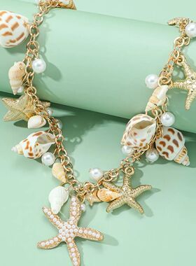 1 Vacation Style Ocean Series Shell Starfish   ImitationPear