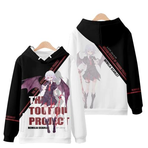 2026 New Game Touhou Project 3D Anime Hoodies Fashion Daily