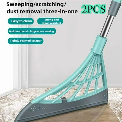 Silicone Magic Rubber Broom Mop Hand Dust Brooms Home Floor