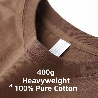 Heavyweight Pure Cotton Short Sleeve T-Shirt Tianqing Color