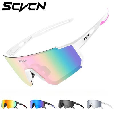 SCVCN Fashion Sunglasses for Men Sport Cycling Glasses Bike