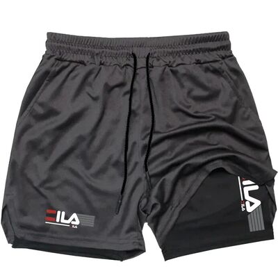 Men's Two-in-one Sports Shorts Breathable Casual Quick-dryin