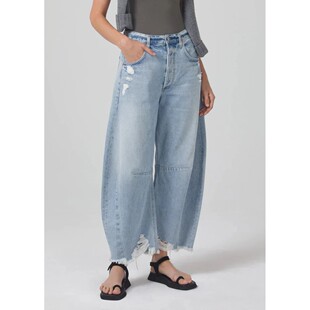 Women Washed High Ripped Light Waist Jeans Canwedance Boho