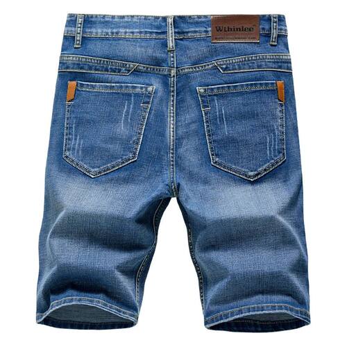 6 Model Classic Style Men's Slim Denim shorts Summer New Bus