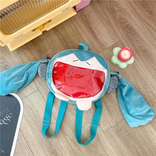 Hatsune Miku Shoulder Bag Backpack Cute Anime Girl Plush Car