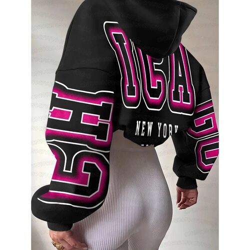 Autumn and Winter Women's Men's Hip Hop Sweatshirt New York