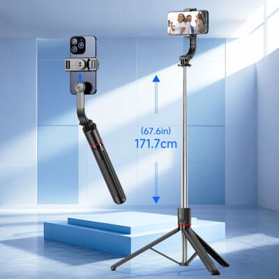F15 with Wireless Remote 68 Inch Selfie Stick Phone Desktop