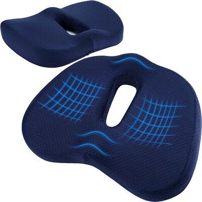 Memory Foam Non-Slip Seat Cushion For Office Chair Tailbone