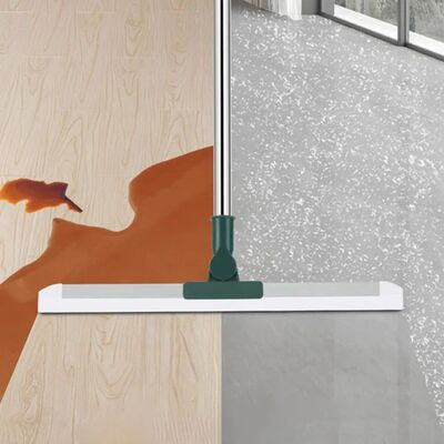 Silicone Scraper Broom with Squeegee for Floor, Glass & Bath