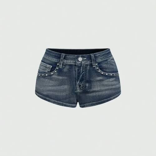 Women Summer Y2K High Waist Jorts 2000s Vintage Denim Shorts