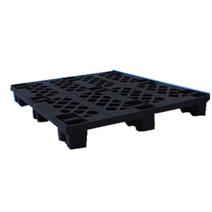 供应黑色塑胶卡板防静电栈板 九脚单面防静电卡板塑料防静电托i.