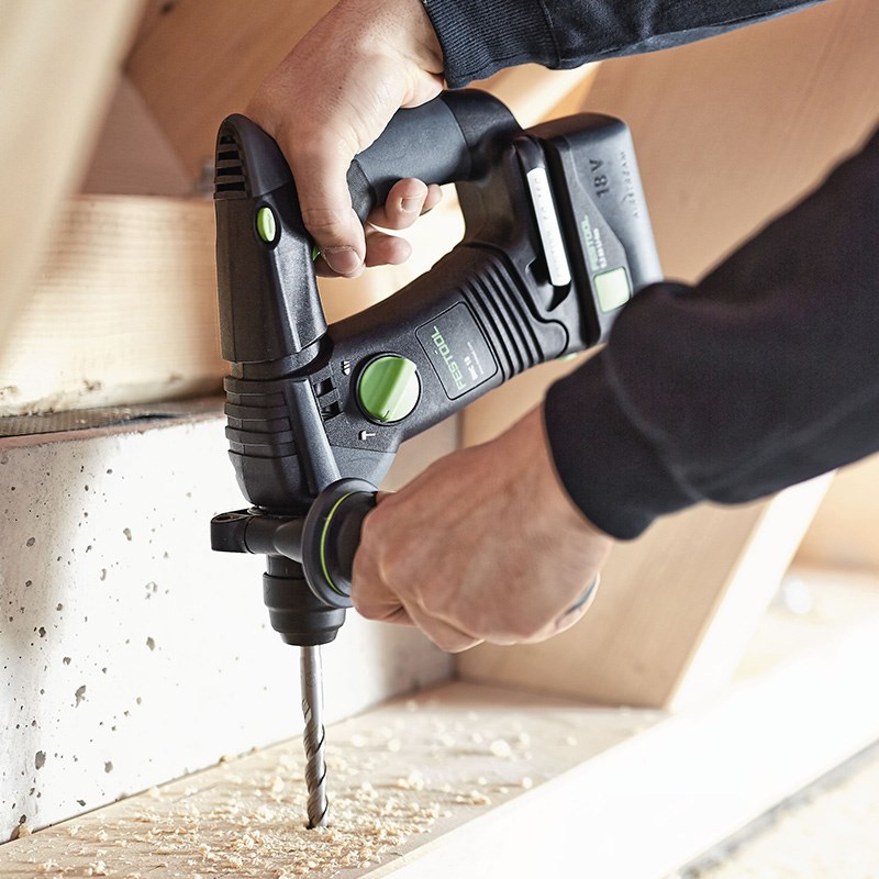 Festool费斯托工具电锤冲击两用混凝土大功率锂电充电电锤BHC 18