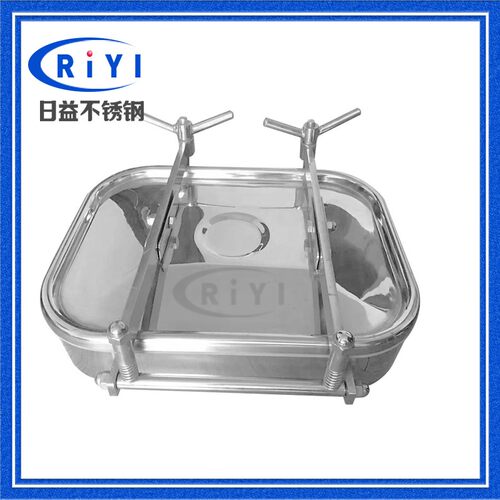 304卫生级方形人孔/葡萄酒罐人孔/不锈钢方型人孔门/YAE人孔盖