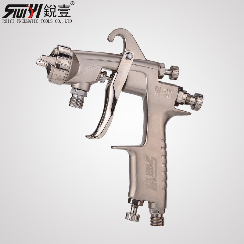 锐壹W101喷枪油漆喷抢高压压送式喷漆工具家具汽车面漆气动喷漆枪