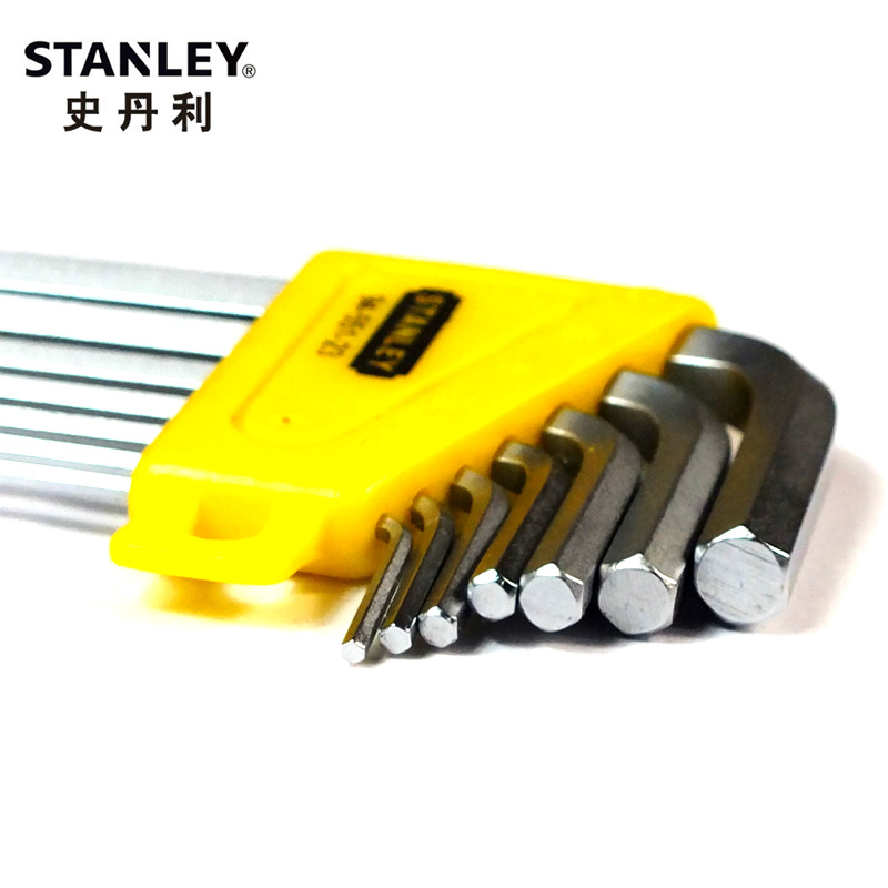 史丹利工具7件套公制短柄球头家用内六角扳手套装STMT94551-8-23