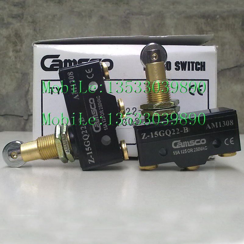 实物拍摄原装正品台湾三实CamSco微动开关Z-15GQ22-B   AM-1308