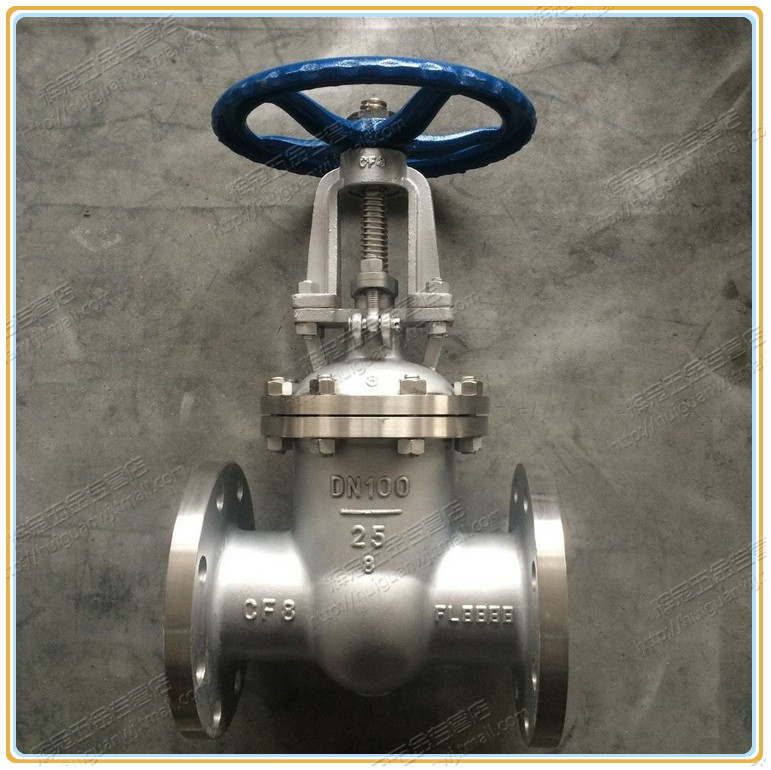 301不锈钢闸阀 手动闸阀 不锈钢法兰闸阀 Z41W16P  DN25DN200