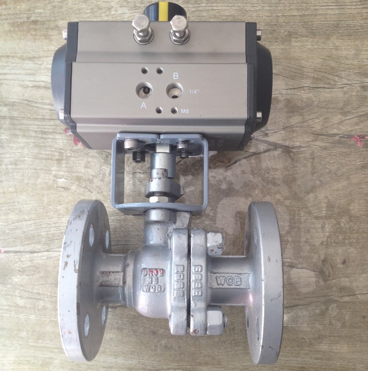 气动球阀 DN15 20 25 32 40 50 65 80 100 150 200  法兰 气动阀