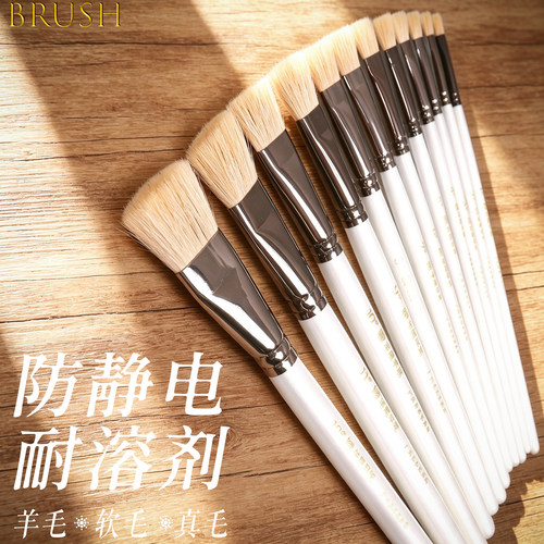 三木株毛笔软毛画笔羊毛小刷子