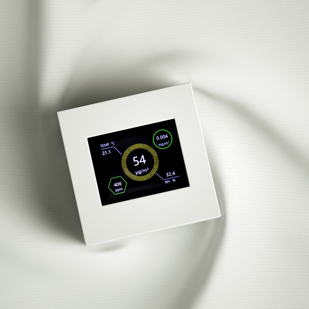 家用攀藤激光空气质量检测仪室内多功能专业甲醛pm25测试雾霾表