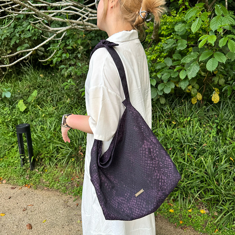 咩奇托特包紫蛇纹高级感