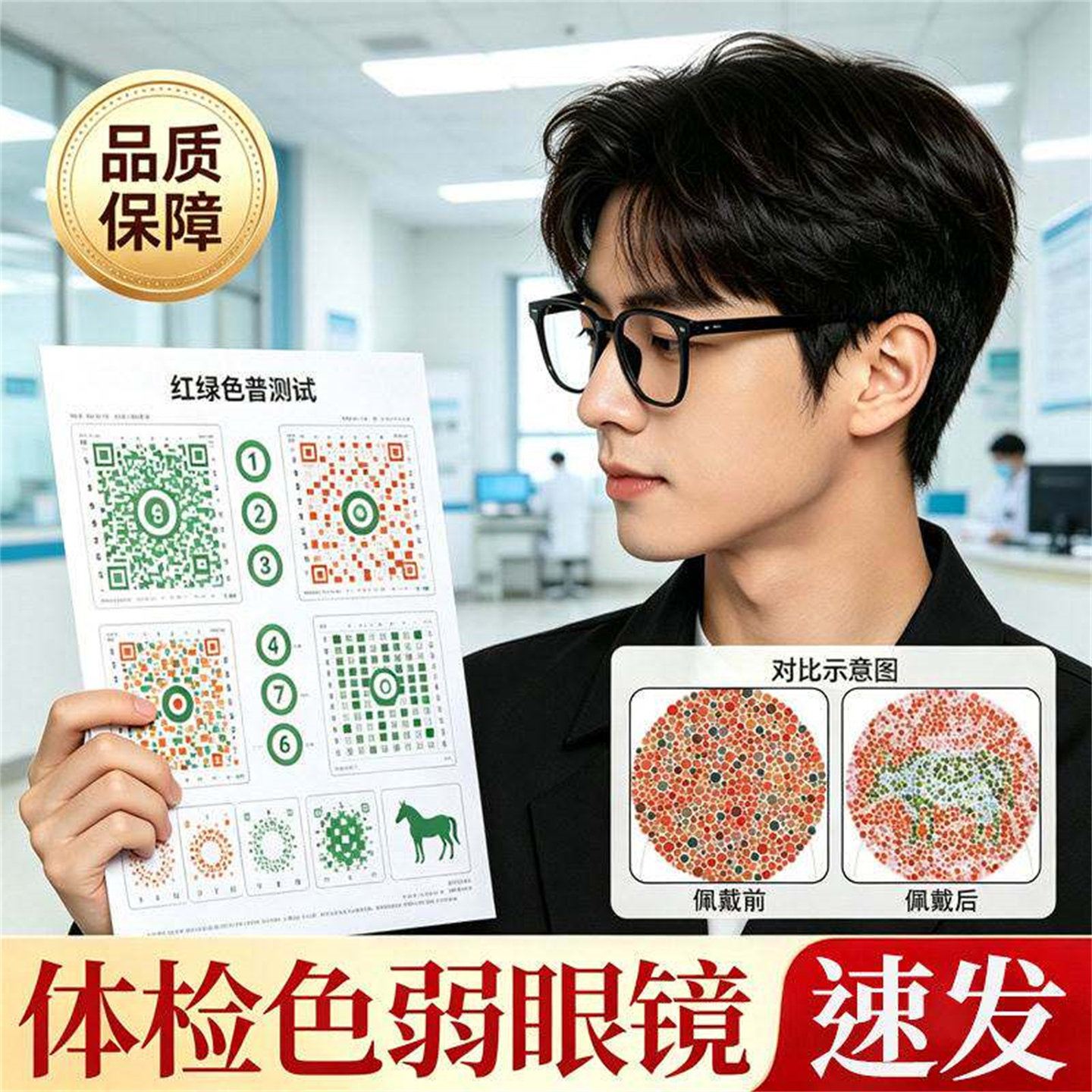 色弱眼镜用驾驶证换证红绿色纠正眼镜盲官方旗舰店ag