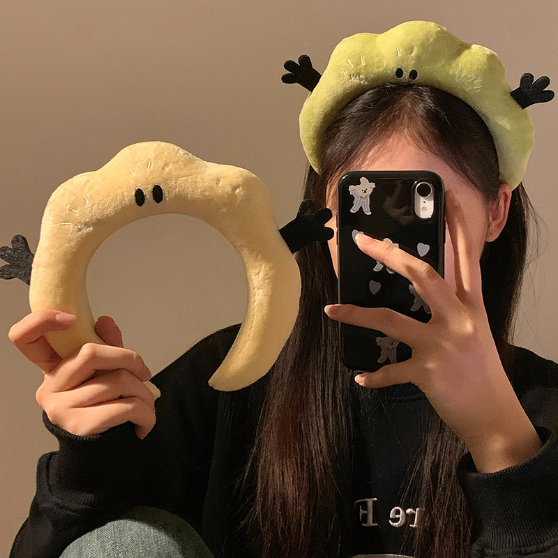 可爱搞怪毛绒发箍女款秋冬发箍发夹洗脸敷面膜洗漱专用束发带头饰