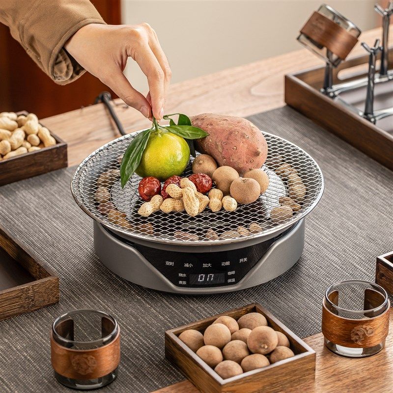 精选2025新款围炉煮茶电陶炉煮茶壶家用高档玻璃泡茶壶功夫小茶杯,餐饮具,煮茶炉,淘宝优惠券,粉丝福利购,淘宝优惠卷