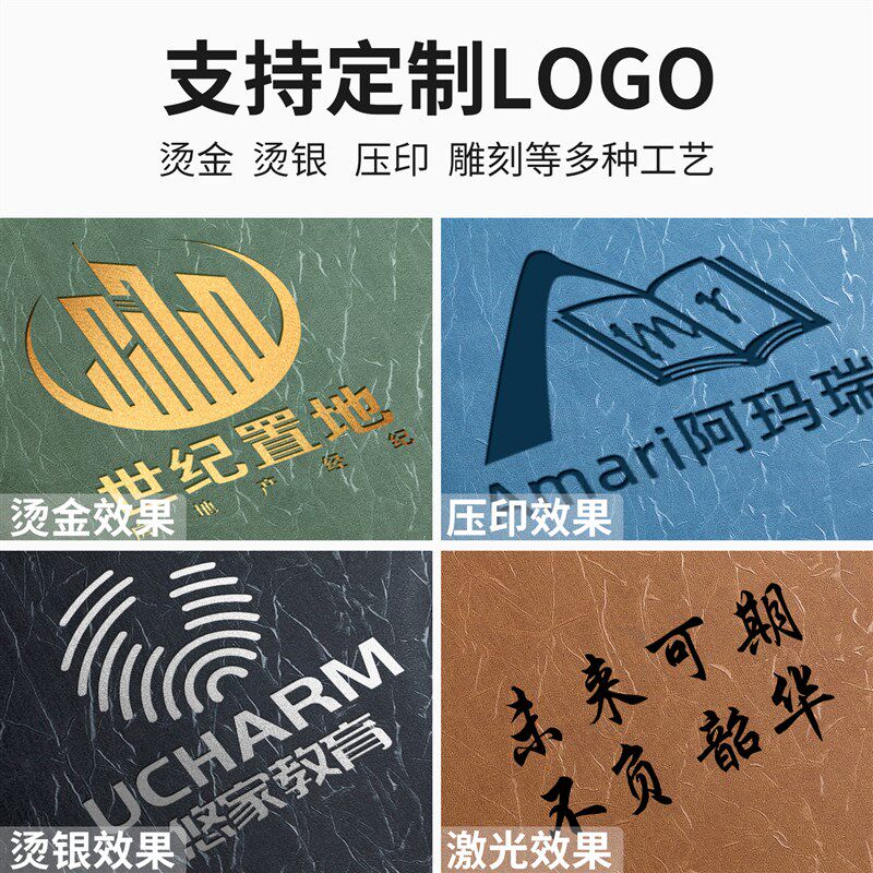 文件夹A4多功能商务经理夹定制房地产销售展业夹可印logo签约客户