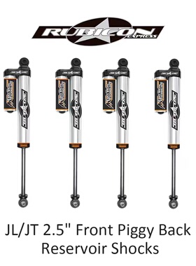 牧马人JTJL3.5英寸升RUBICON套件前减震器氮气带罐双筒减震高性能