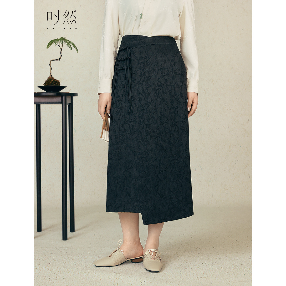 时然大码绝美半身裙显瘦