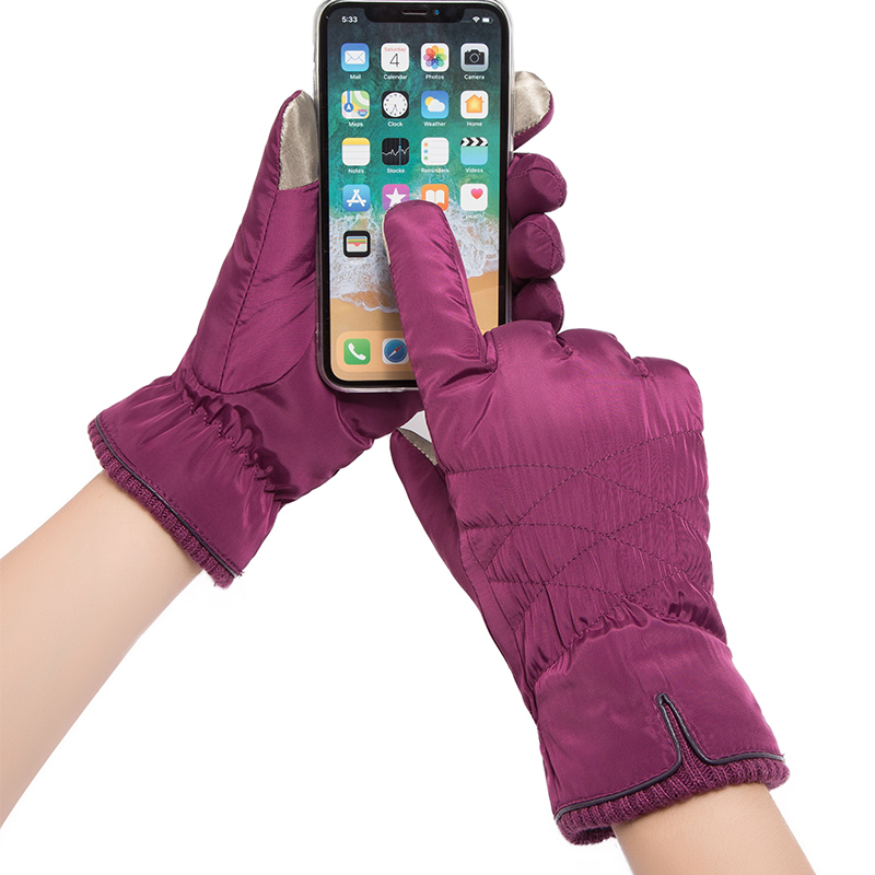 羽绒棉冬季加厚学生骑车防水手套