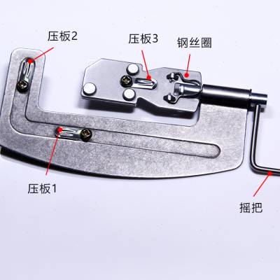 新型鱼钩绑钩器手动不锈钢钓鱼钩拴钩器绑双钩工具邦钩钓鱼用品