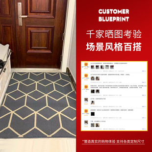 北欧进门入户门口地垫家用地毯门垫厨房卫生间吸水脚垫浴室防滑垫