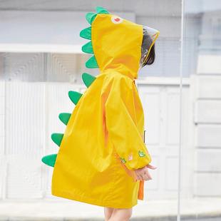 儿童雨衣宝宝恐龙男童女童幼儿园雨披小孩斗篷小男孩女孩朋友雨具
