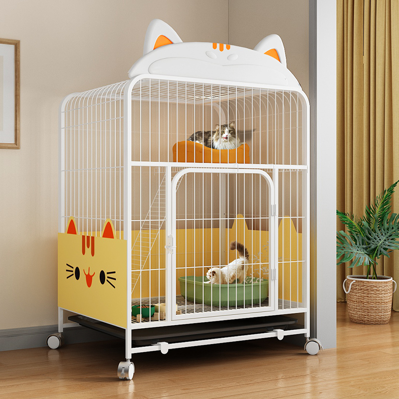 猫笼子家用室内超大自由空间猫咪别墅小户型不占地防外溅猫咪笼子
