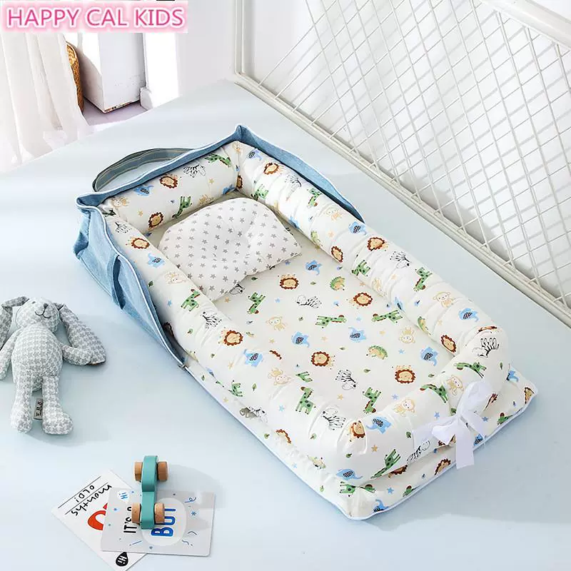 Handheld children's bed, foldable crib for new born