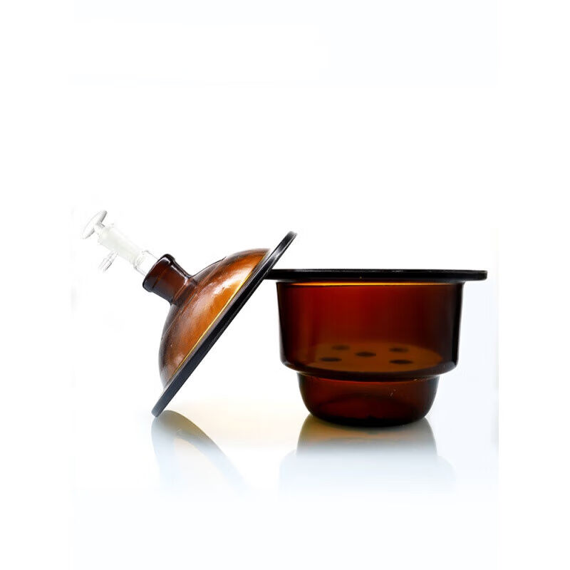 新品实验室玻璃真空干燥器干燥皿塑料180/210/240/300/400mm450m|