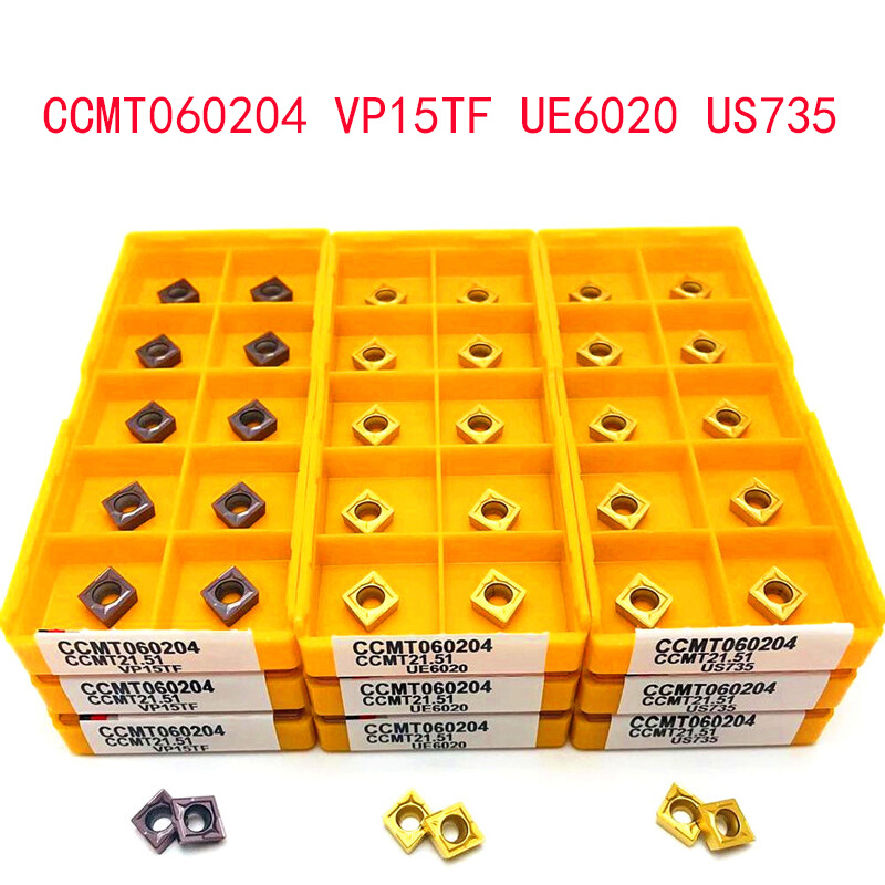 内孔镗孔刀片刀粒CCMT060204/09T304/308/120404UE6020加工钢件