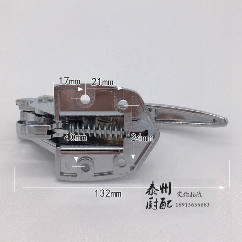 高度烘箱门锁 冰柜拉手 可调节拉手搭扣把手冷库门锁烘箱烤箱配件