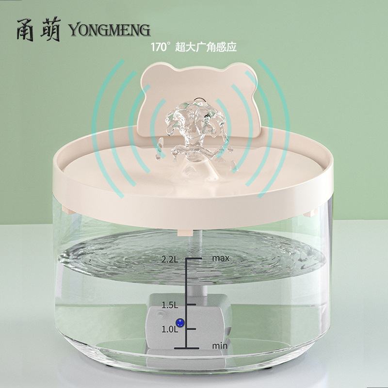 宠物饮水机滤芯自动过滤流动活水猫饮水器狗狗不湿嘴喂水喝水器