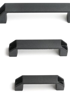 黑色尼龙方形拉手XAB01/02/03/04-L90/L120/L180-A B C D E F G M