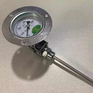 天津60MM面版 式 温度计301 381万向型带边双金属温度计