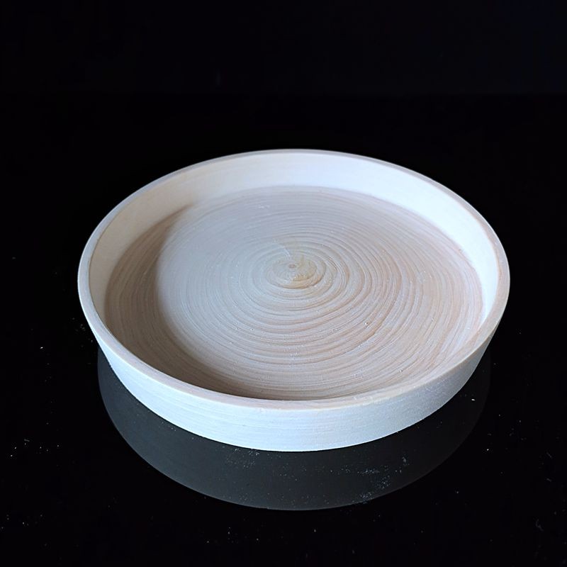 学生练手盘漆器底胎大漆木胎漆画材料DIY材料椴木胎漆艺木胚 木盘