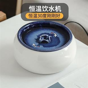 宠物饮水机陶瓷自动循环USB静音过滤活泉猫咪饮水机活水 2023新款