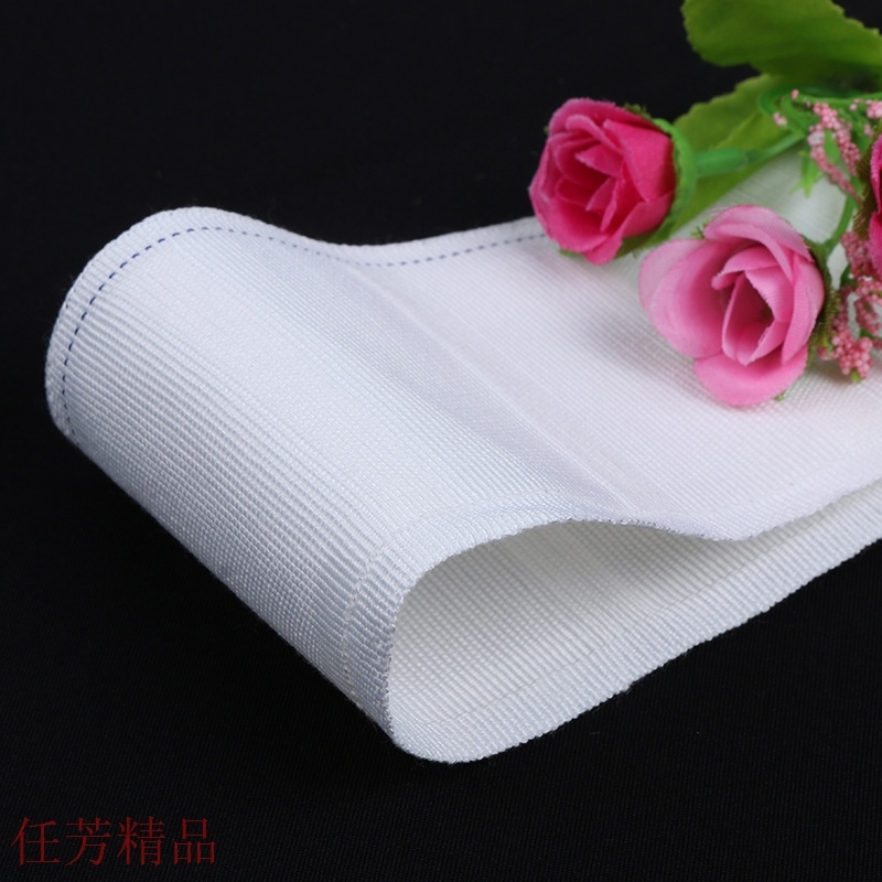 窗帘辅料配件T/C混纺单鈎帆布腰带 白色窗帘布带70米一卷现货