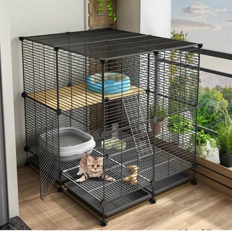 猫砂盆猫爬架一体猫笼猫爬架猫沙盆猫别墅一体笼子猫架子猫窝家用
