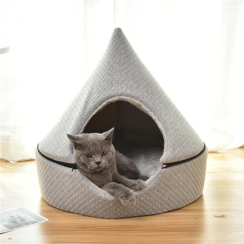 厂家现货猫窝四季通用封闭式宠物窝可拆洗猫床小型犬狗窝