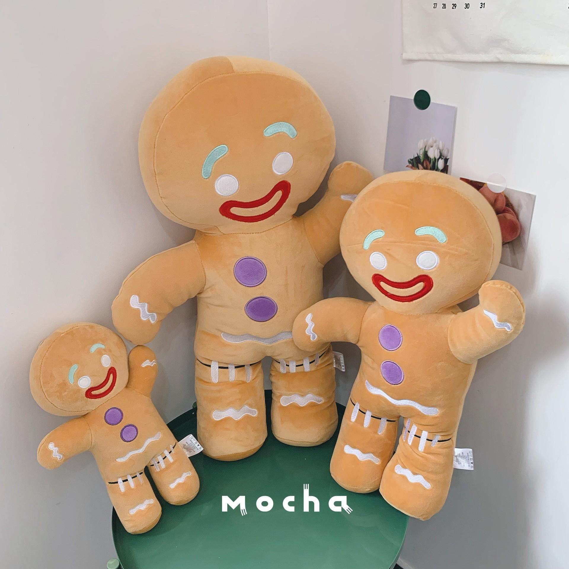 gingerbread man plush toy baby appease doll biscuits man pi